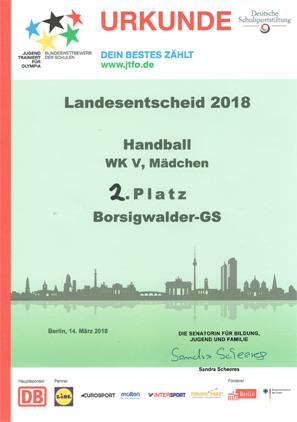 urkunde handball 2018 5