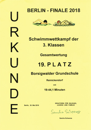 urkunde schwimmen 2018